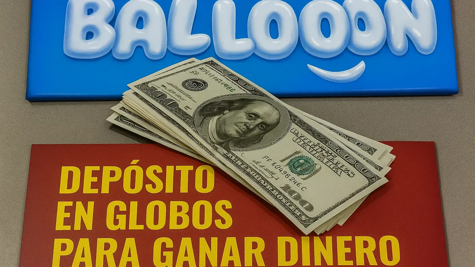 Cómo hacer un depósito en globos para ganar dinero